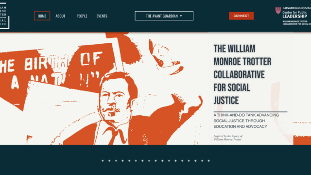 Screenshot of The William Monroe Trotter Collaborative homepage.